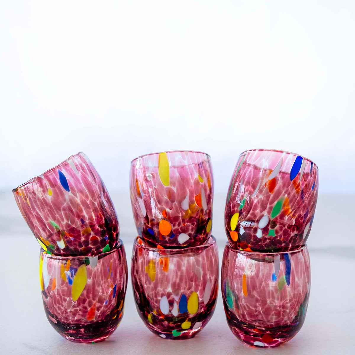 Murano Shot Glass | Certified Murano Glass | Made in Italy | Italian Liqueur Glass | Collection Onde