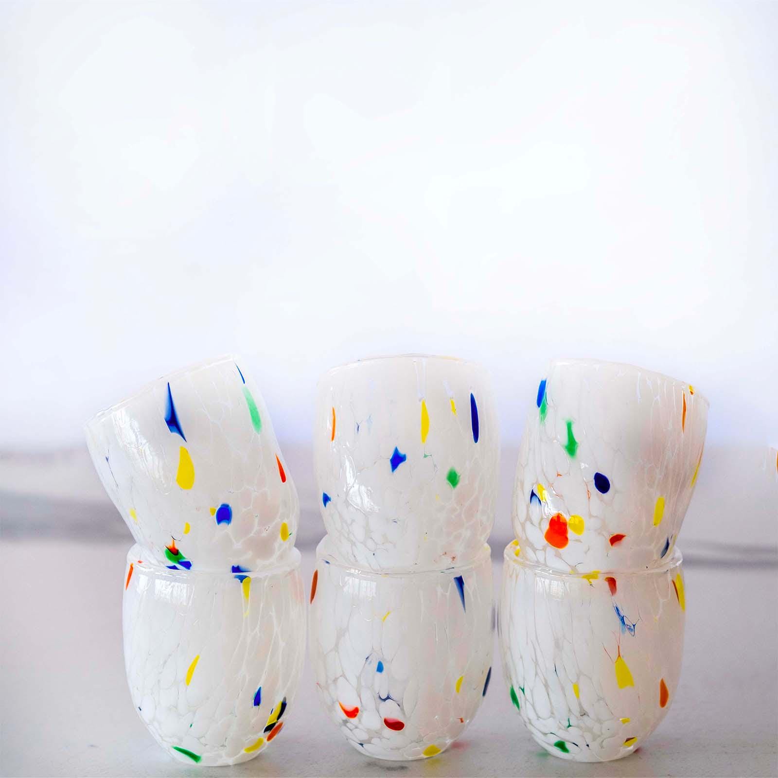 Murano Shot Glass | Certified Murano Glass | Made in Italy | Italian Liqueur Glass | Collection Onde