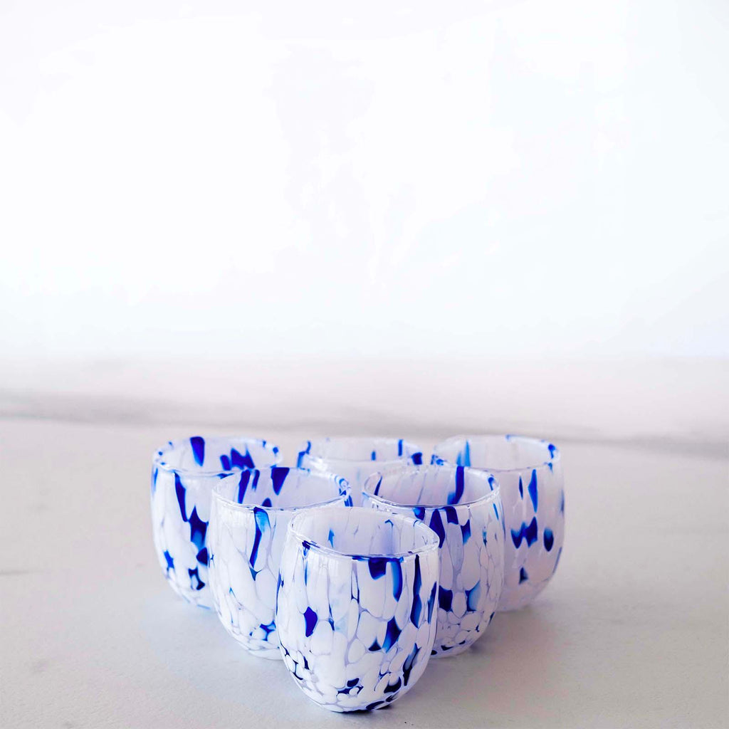 Murano Shot Glass | Certified Murano Glass | Made in Italy | Italian Liqueur Glass | Collection Onde