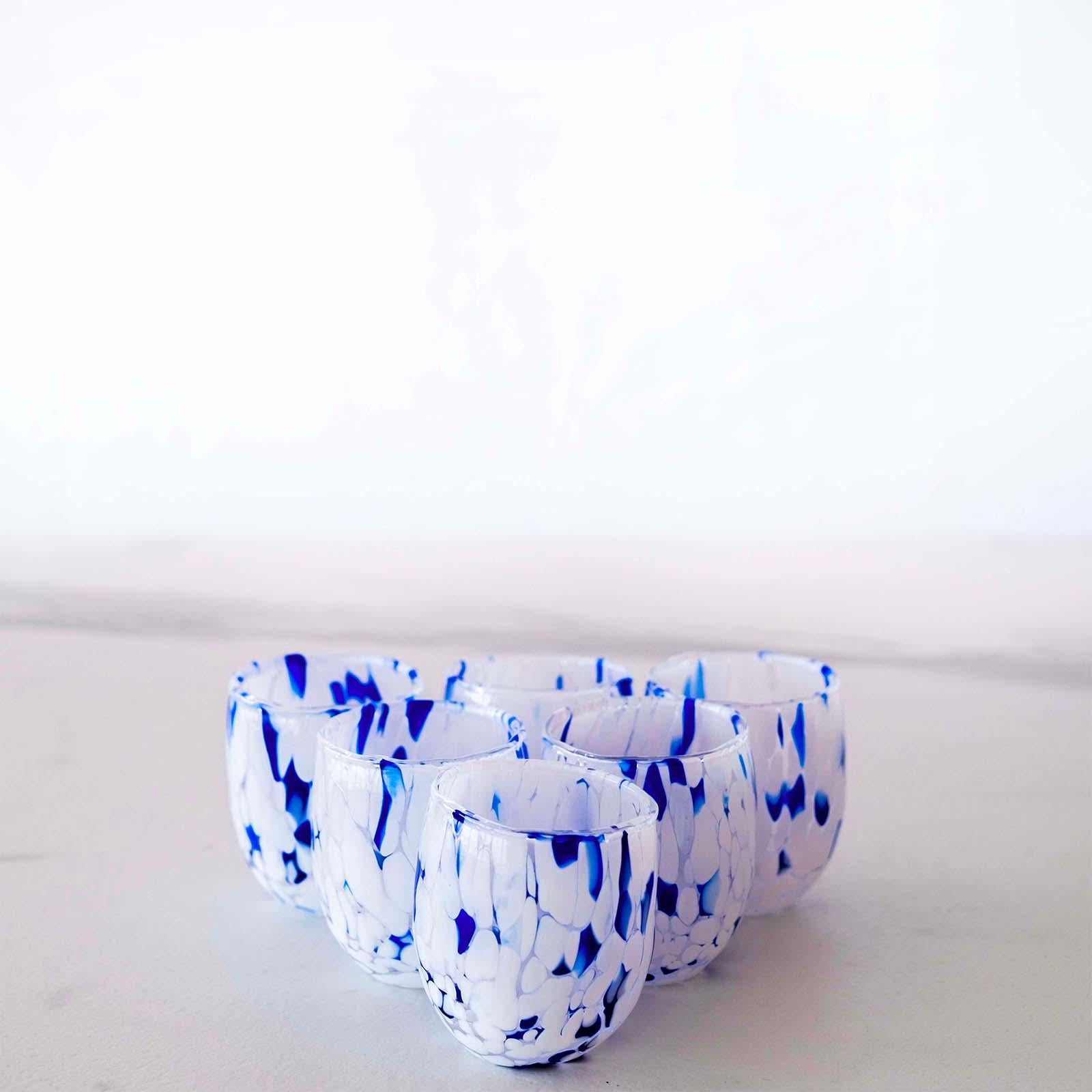 Murano Shot Glass | Certified Murano Glass | Made in Italy | Italian Liqueur Glass | Collection Onde