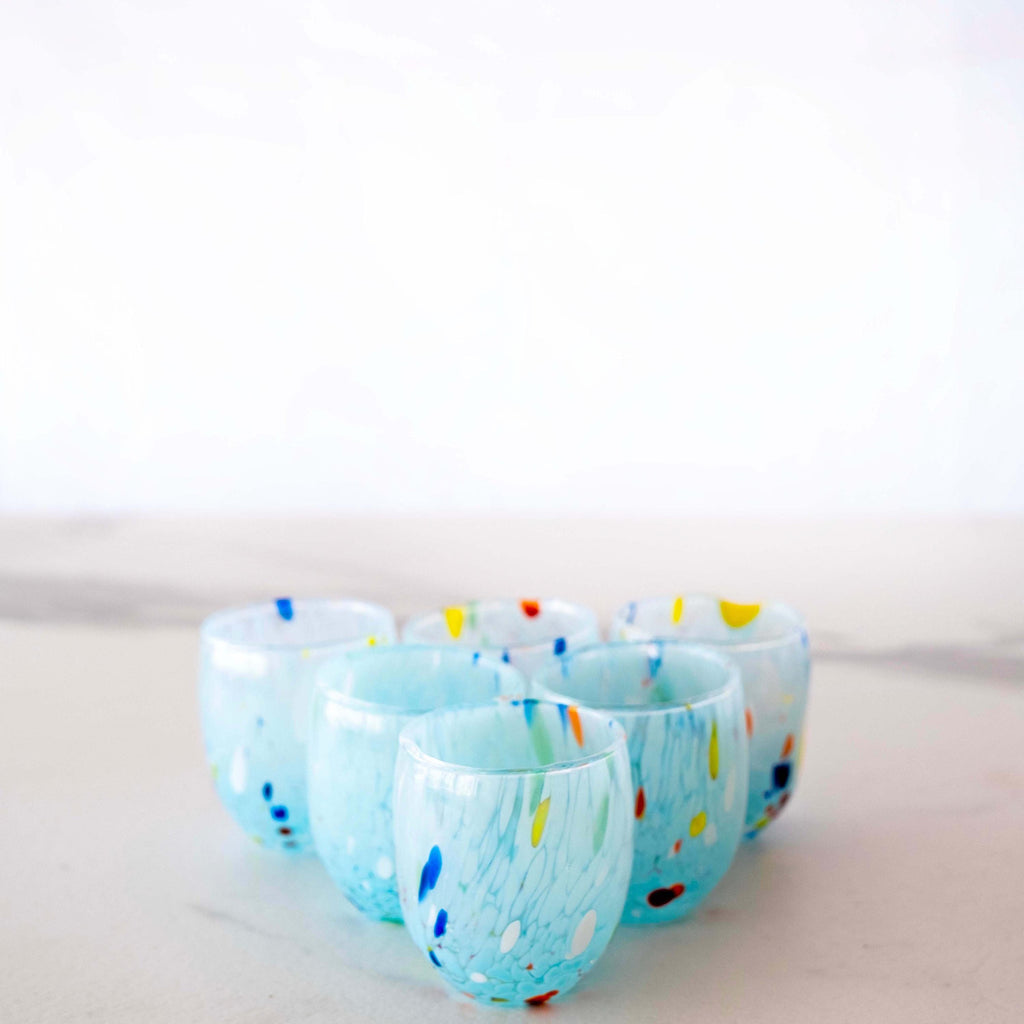 Murano Shot Glass | Certified Murano Glass | Made in Italy | Italian Liqueur Glass | Collection Onde