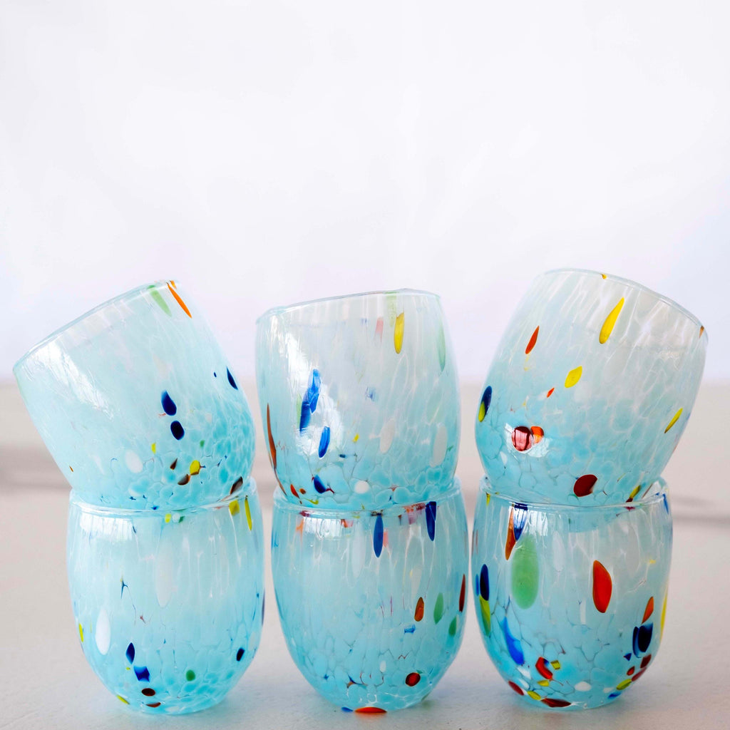 Murano Shot Glass | Certified Murano Glass | Made in Italy | Italian Liqueur Glass | Collection Onde