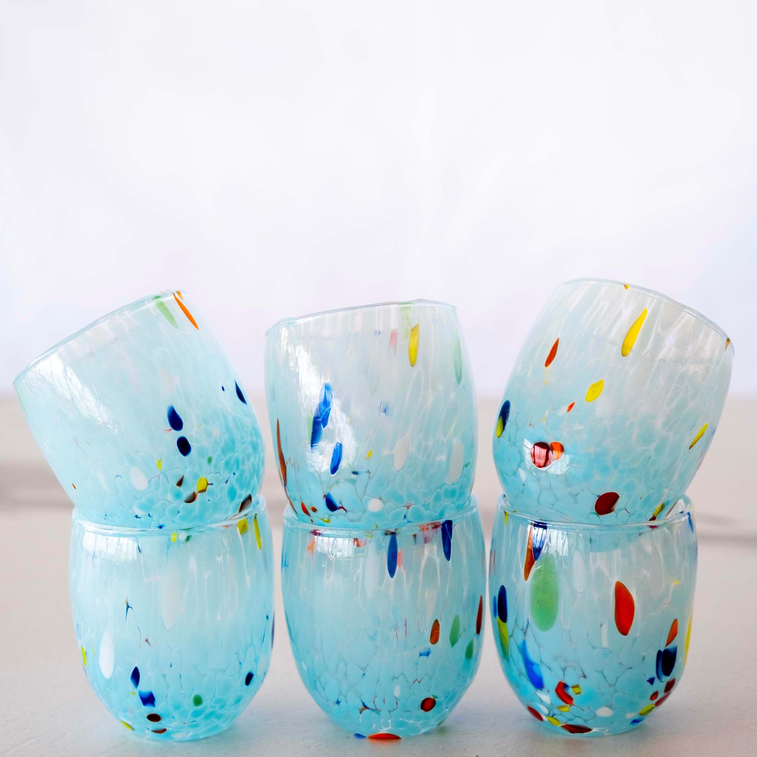 Murano Shot Glass | Certified Murano Glass | Made in Italy | Italian Liqueur Glass | Collection Onde