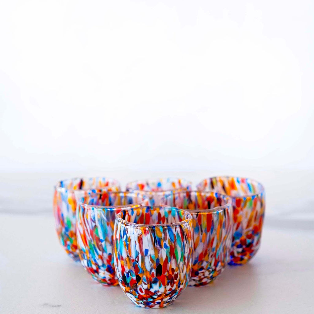 Murano Shot Glass | Certified Murano Glass | Made in Italy | Italian Liqueur Glass | Collection Onde