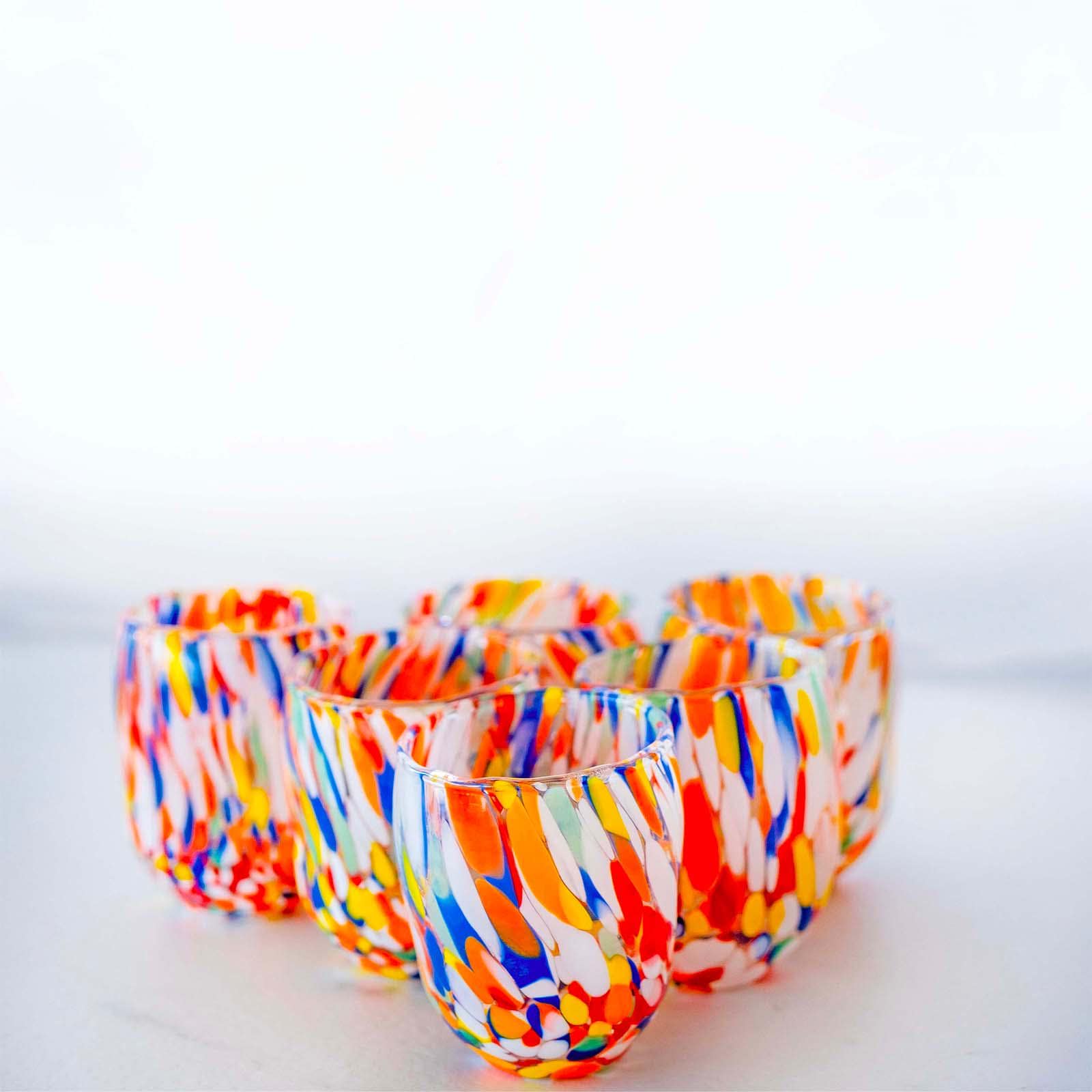 Murano Shot Glass | Certified Murano Glass | Made in Italy | Italian Liqueur Glass | Collection Onde