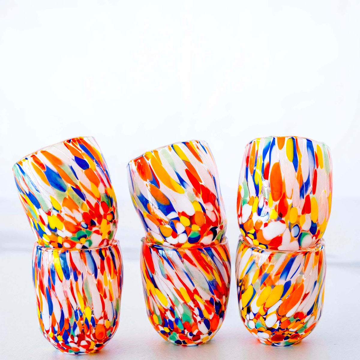 Murano Shot Glass | Certified Murano Glass | Made in Italy | Italian Liqueur Glass | Collection Onde