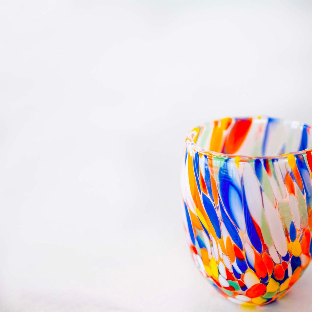 Murano Shot Glass | Certified Murano Glass | Made in Italy | Italian Liqueur Glass | Collection Onde