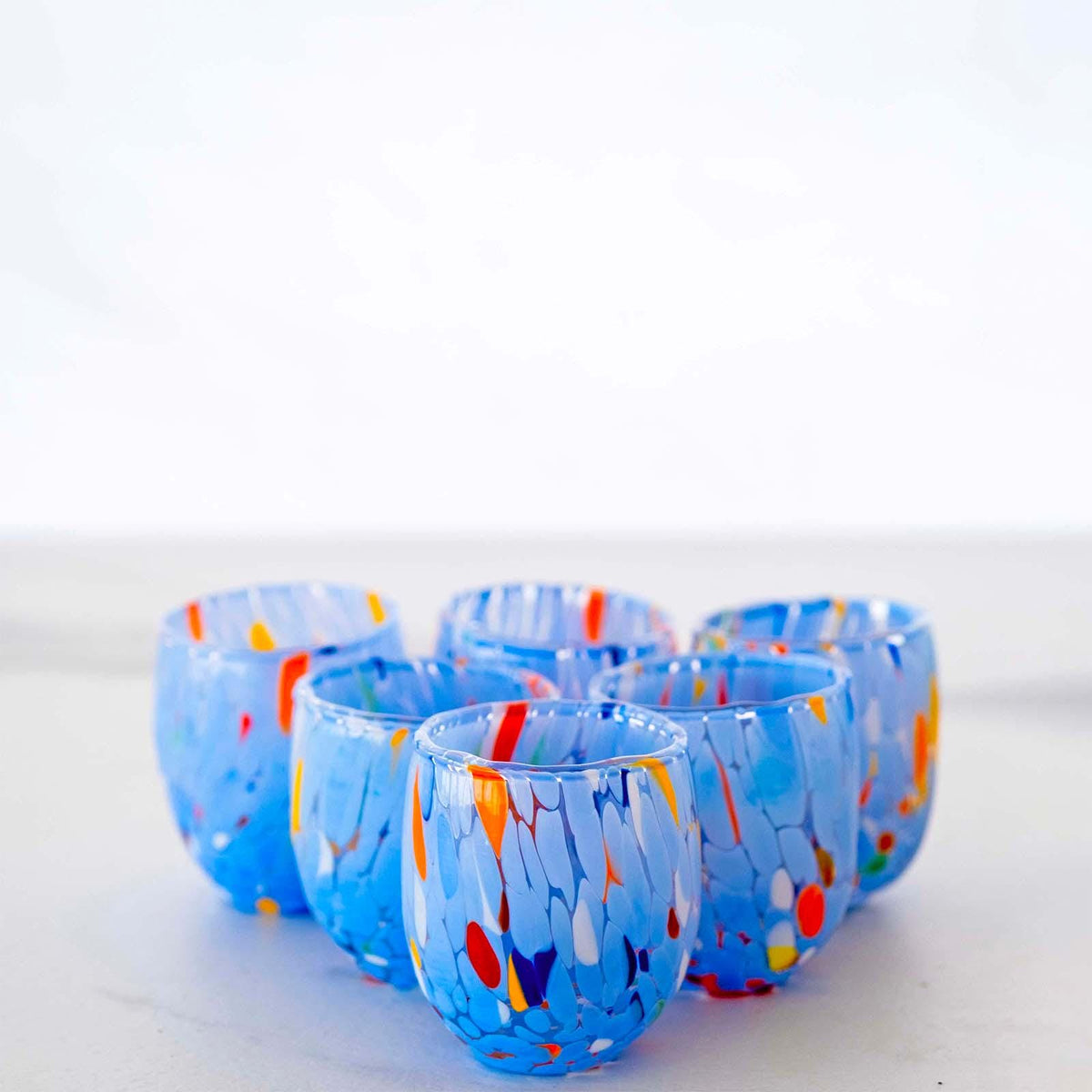 Murano Shot Glass | Certified Murano Glass | Made in Italy | Italian Liqueur Glass | Collection Onde