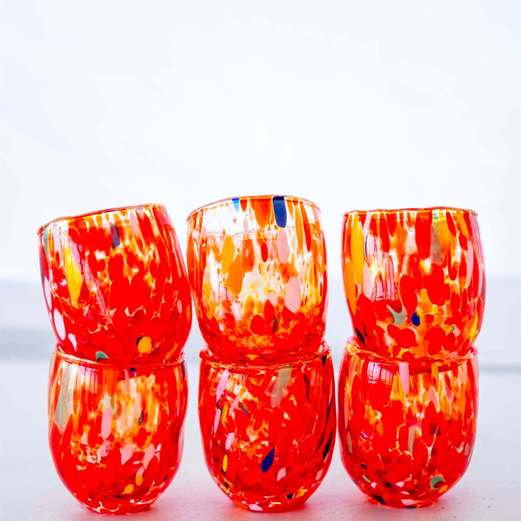 Murano Shot Glass | Certified Murano Glass | Made in Italy | Italian Liqueur Glass | Collection Onde