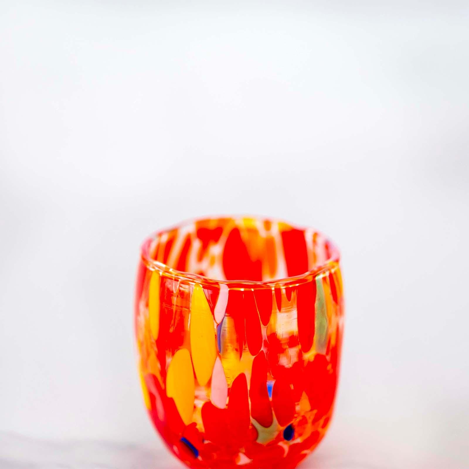 Murano Shot Glass | Certified Murano Glass | Made in Italy | Italian Liqueur Glass | Collection Onde