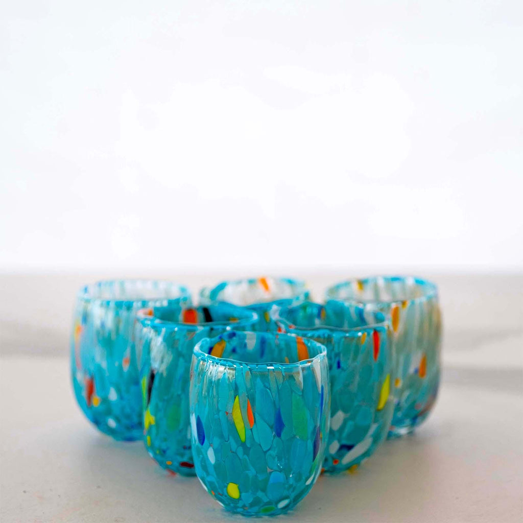 Murano Shot Glass | Certified Murano Glass | Made in Italy | Italian Liqueur Glass | Collection Onde
