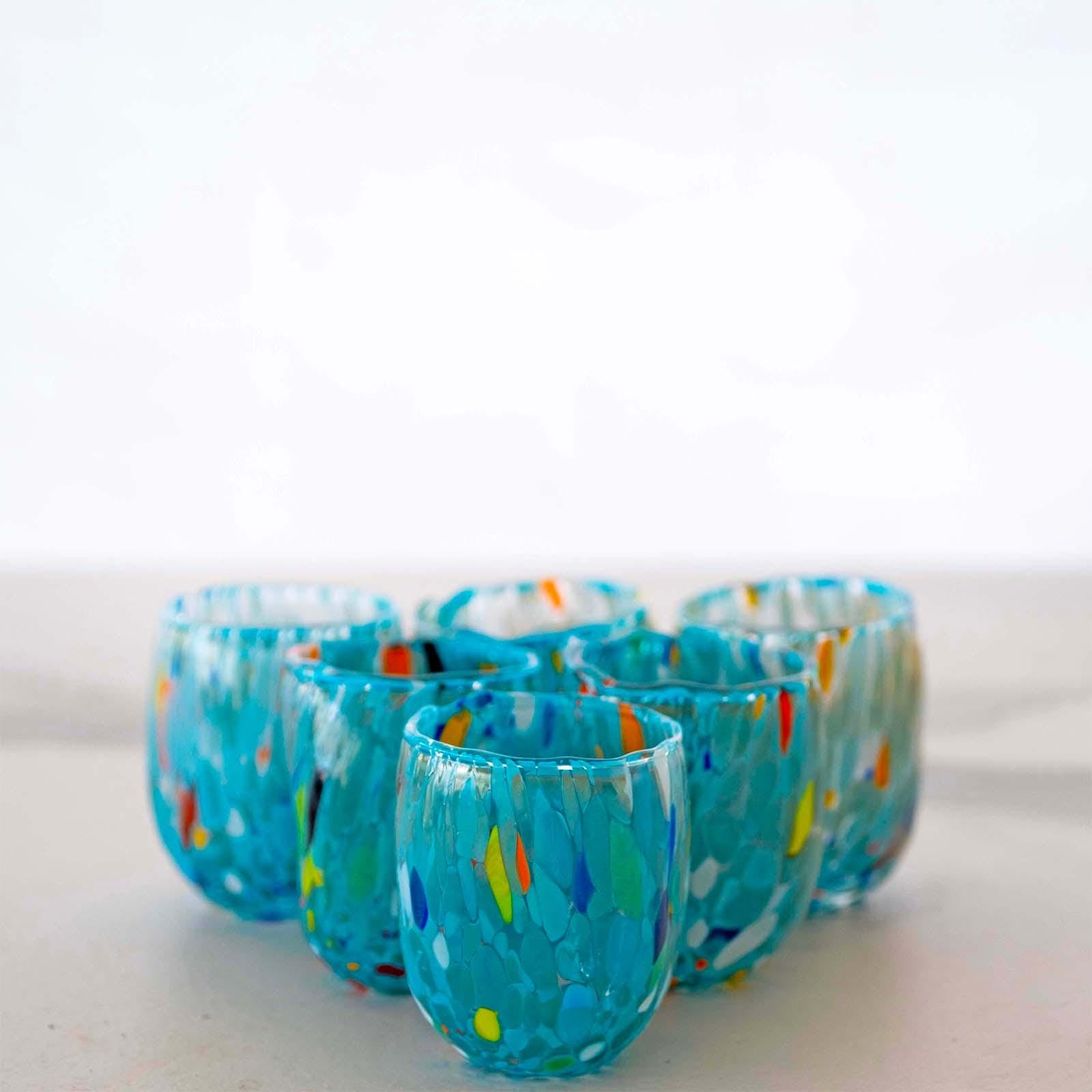 Murano Shot Glass | Certified Murano Glass | Made in Italy | Italian Liqueur Glass | Collection Onde