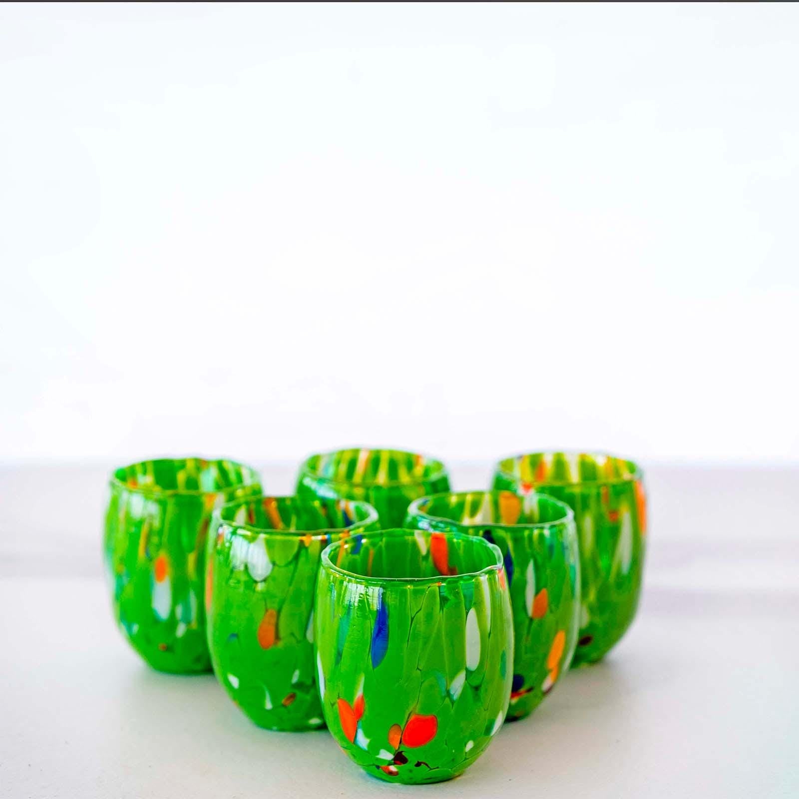 Murano Shot Glass | Certified Murano Glass | Made in Italy | Italian Liqueur Glass | Collection Onde