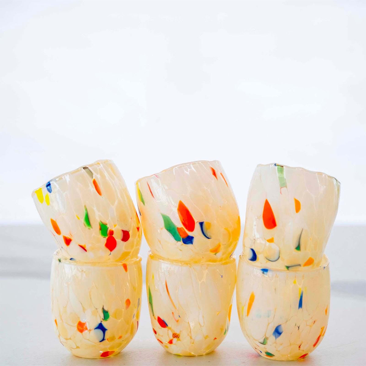 Murano Shot Glass | Certified Murano Glass | Made in Italy | Italian Liqueur Glass | Collection Onde