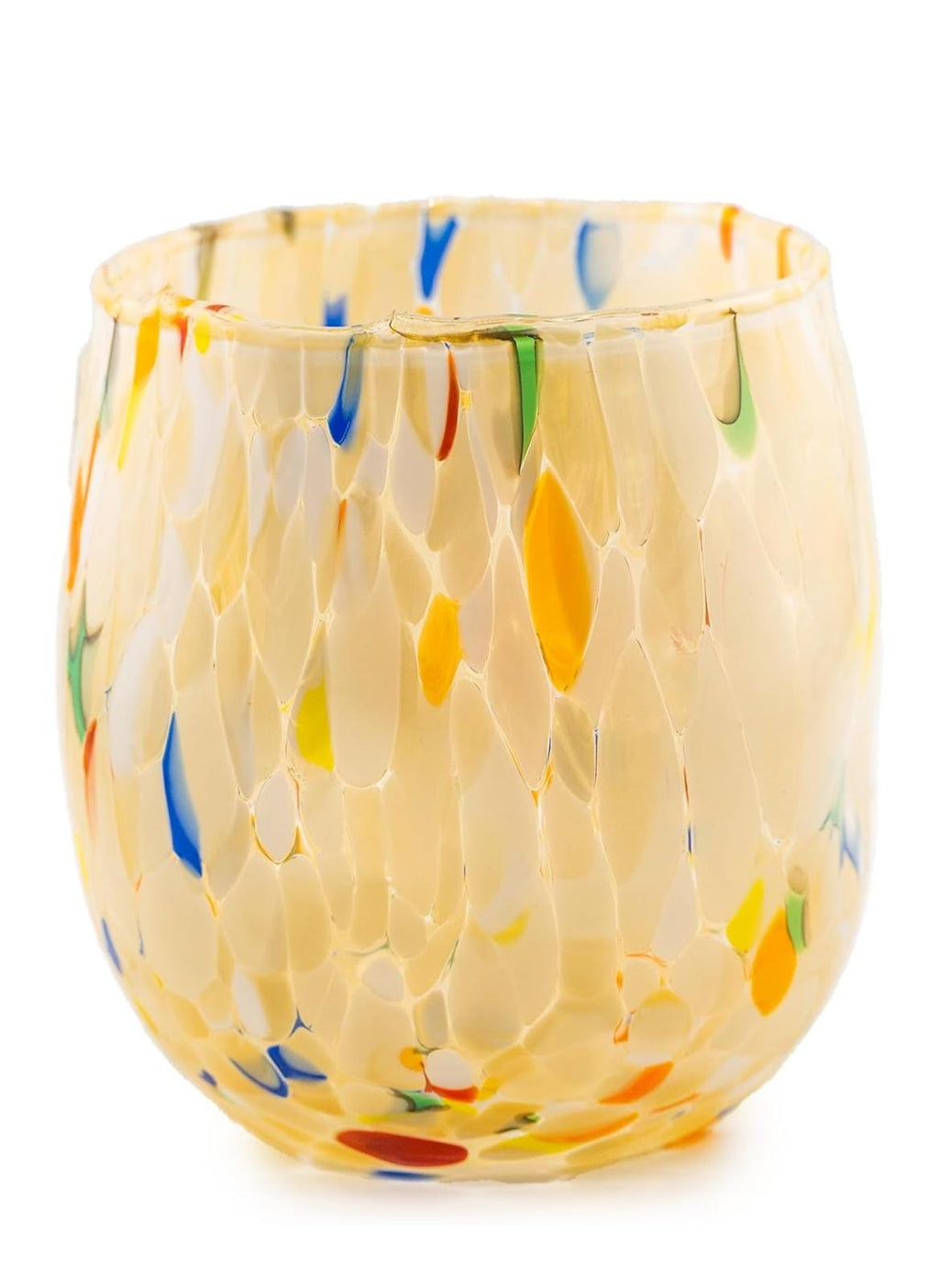 Murano Drinking Glass | Certified Murano Glass | Made in Italy | Water Glass | Collection Onde