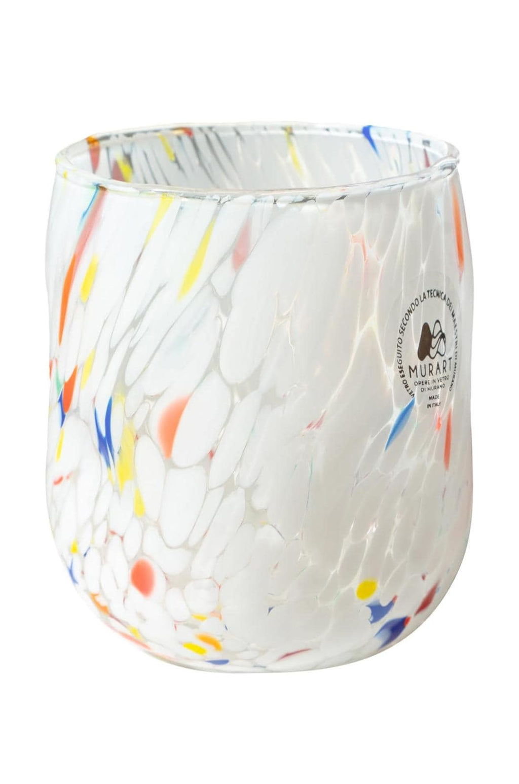 Murano Drinking Glass | Certified Murano Glass | Made in Italy | Water Glass | Collection Onde