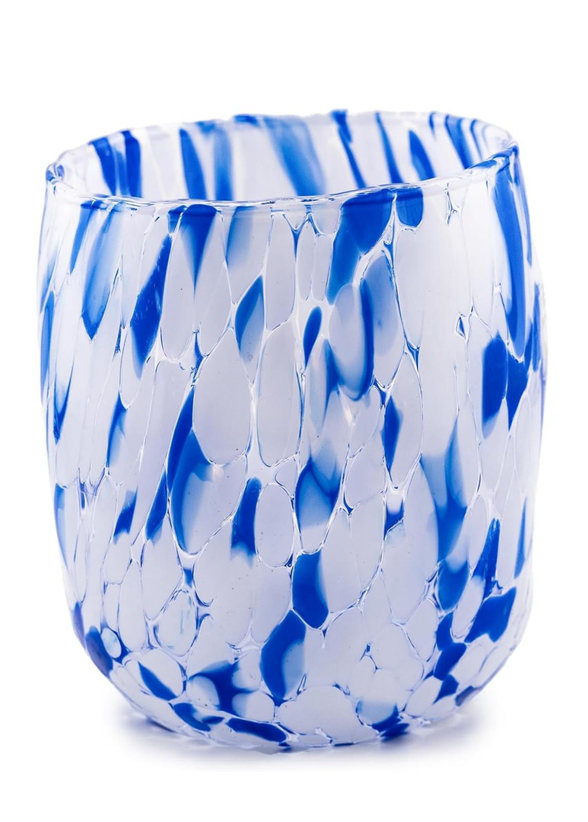 Murano Drinking Glass | Certified Murano Glass | Made in Italy | Water Glass | Collection Onde