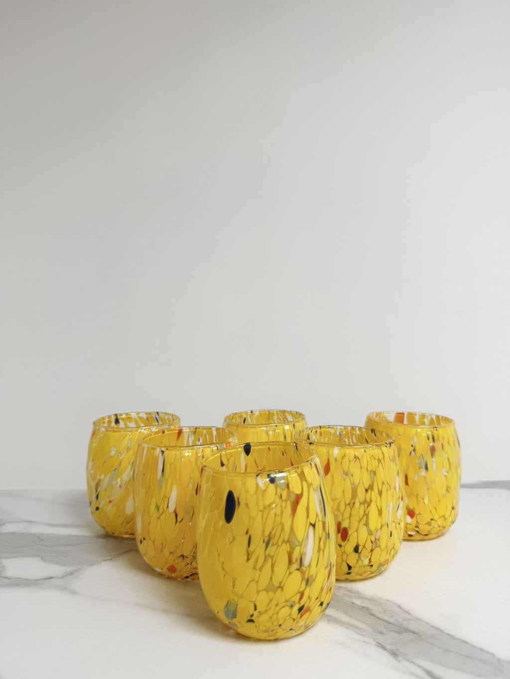 Murano Drinking Glass | Certified Murano Glass | Made in Italy | Water Glass | Collection Onde