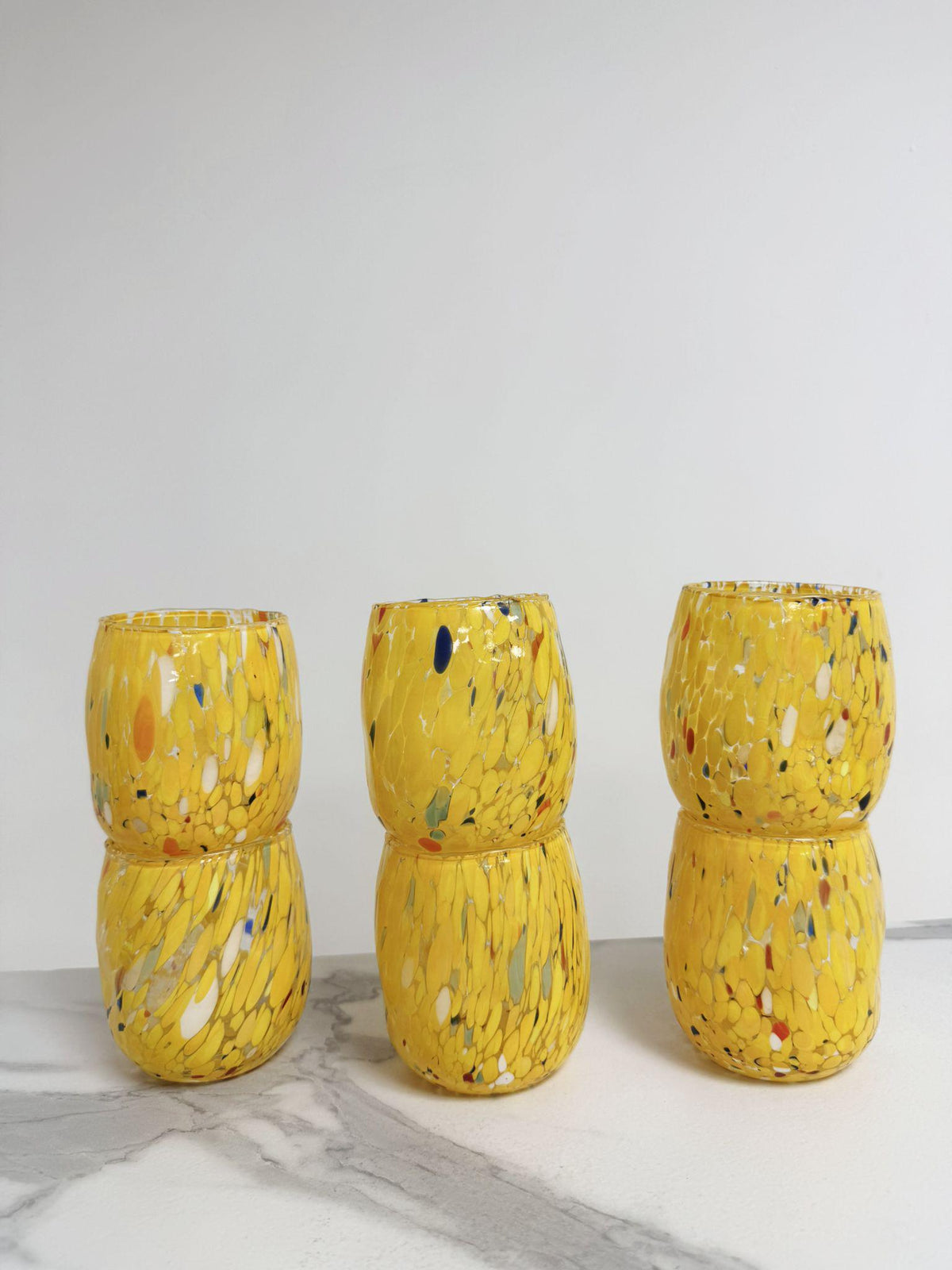 Murano Drinking Glass | Certified Murano Glass | Made in Italy | Water Glass | Collection Onde