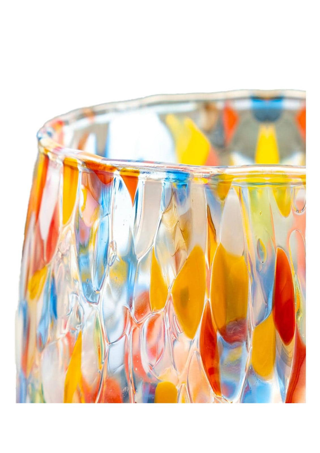 Murano Drinking Glass | Certified Murano Glass | Made in Italy | Water Glass | Collection Onde