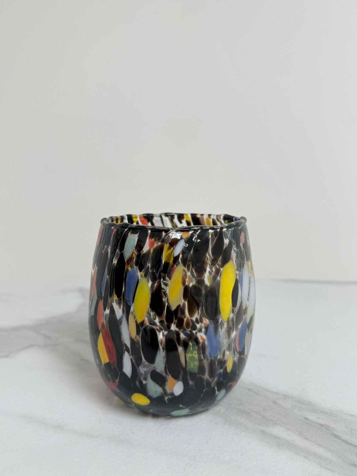 Murano Drinking Glass | Certified Murano Glass | Made in Italy | Water Glass | Collection Onde