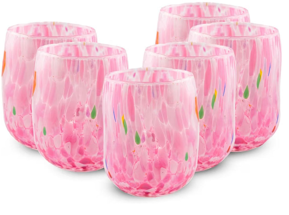 Murano Drinking Glass | Certified Murano Glass | Made in Italy | Water Glass | Collection Onde
