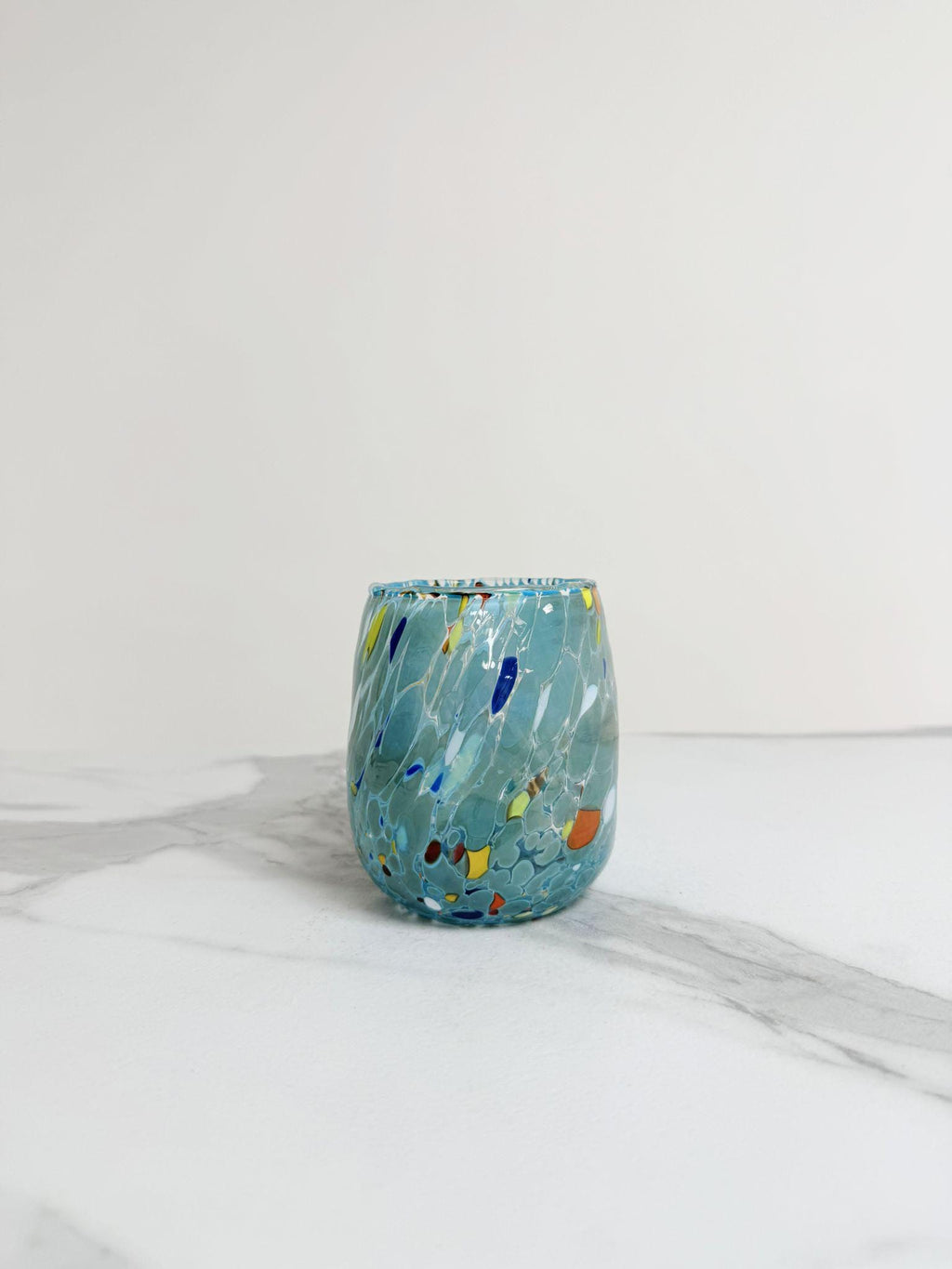 Murano Drinking Glass | Certified Murano Glass | Made in Italy | Water Glass | Collection Onde