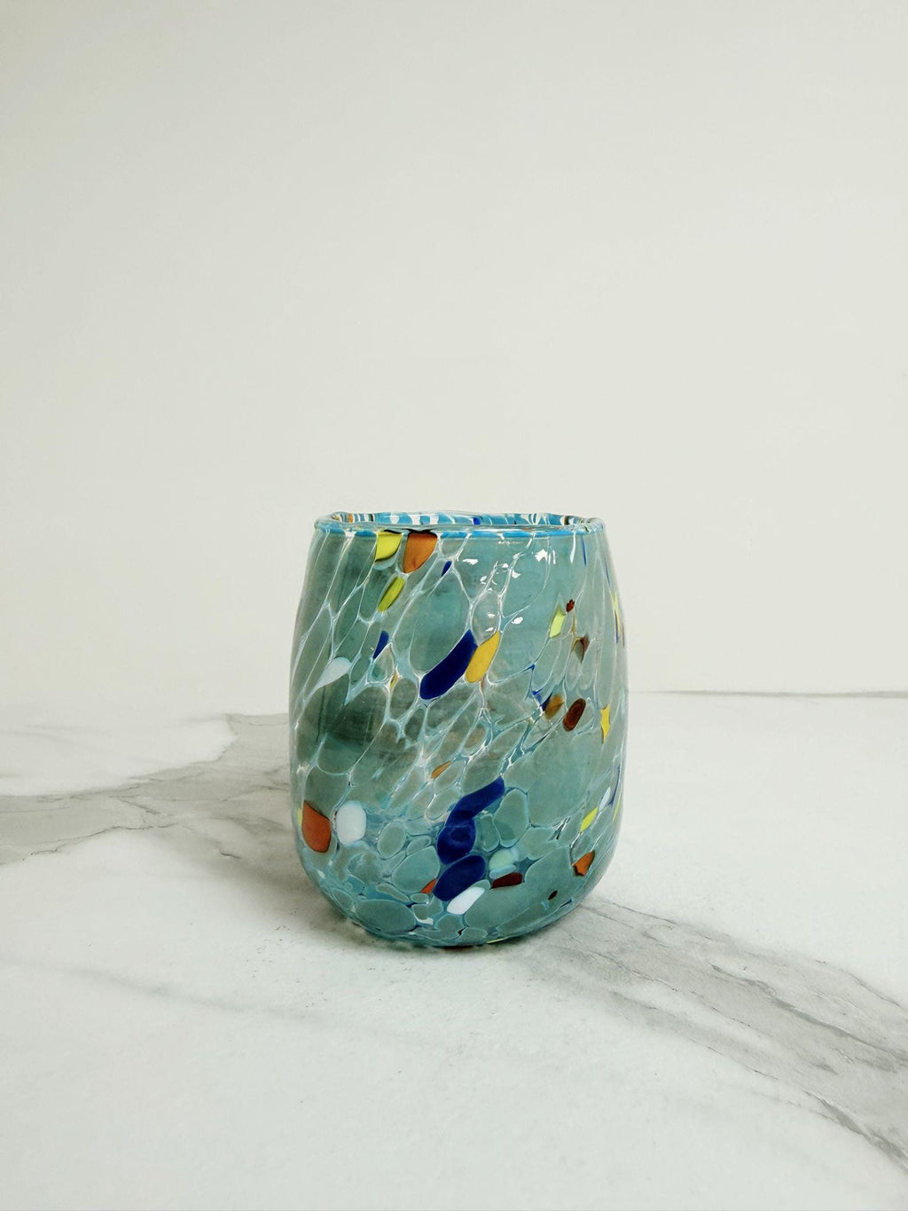 Murano Drinking Glass | Certified Murano Glass | Made in Italy | Water Glass | Collection Onde