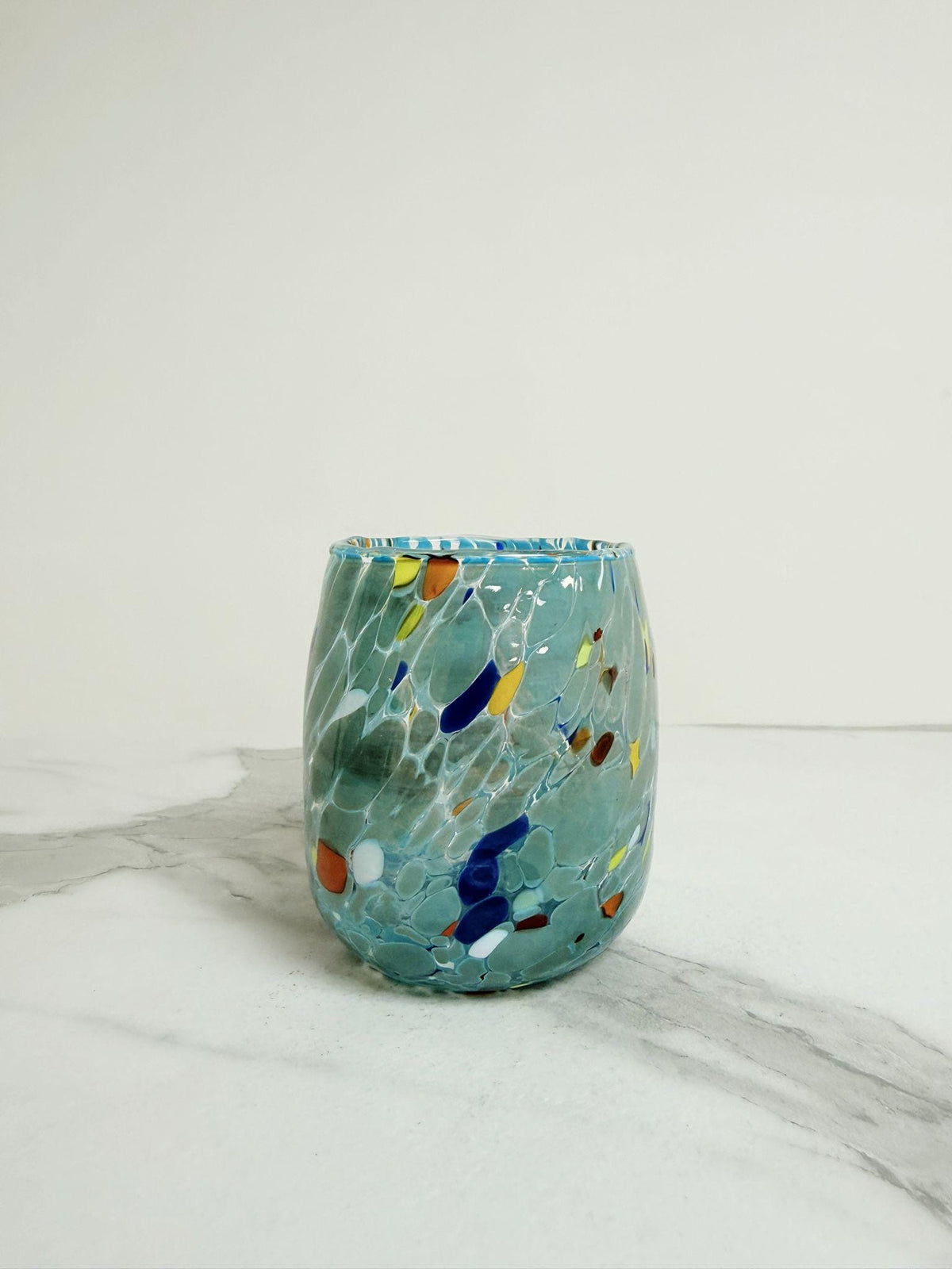 Murano Drinking Glass | Certified Murano Glass | Made in Italy | Water Glass | Collection Onde