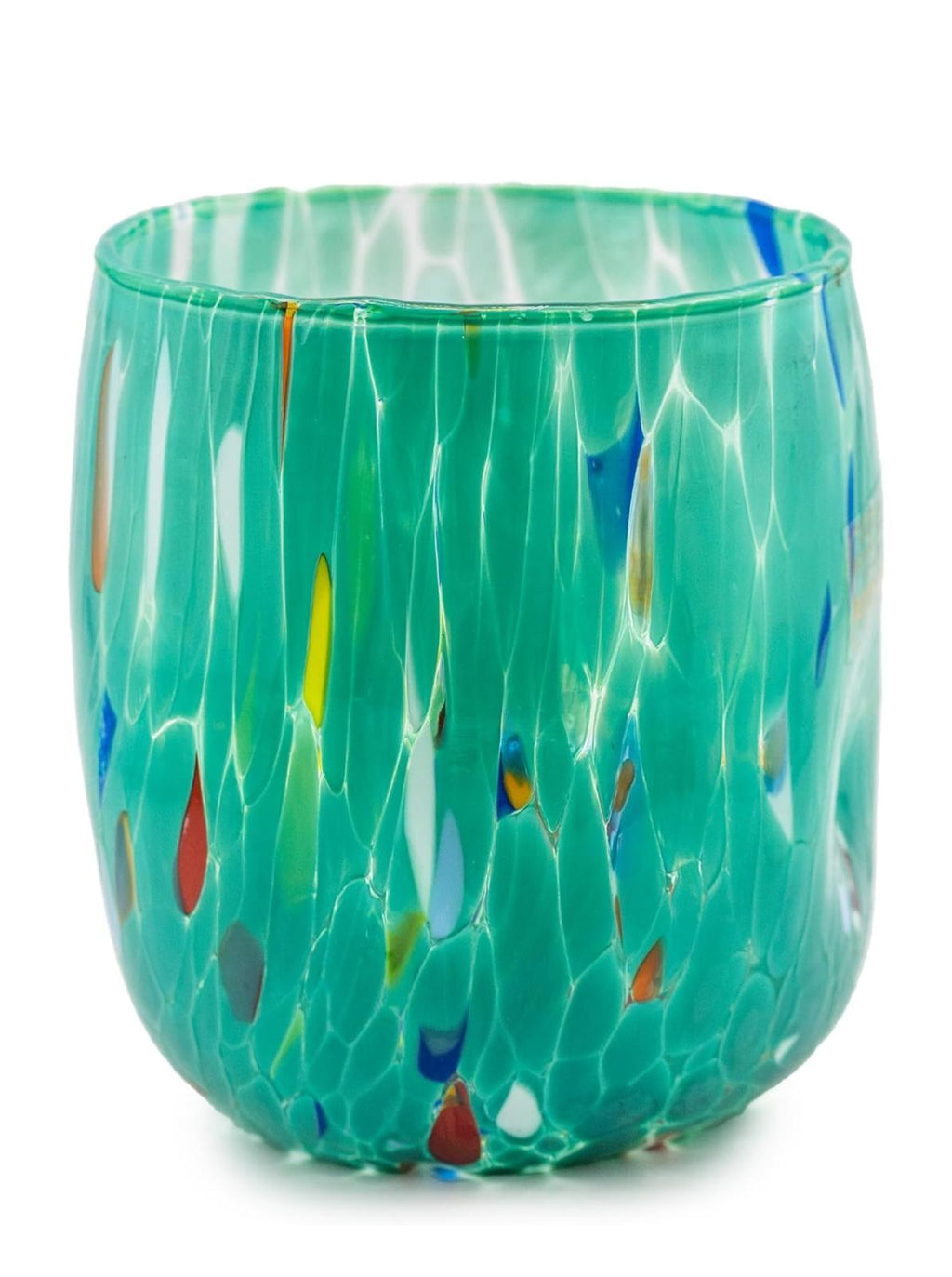 Murano Drinking Glass | Certified Murano Glass | Made in Italy | Water Glass | Collection Onde