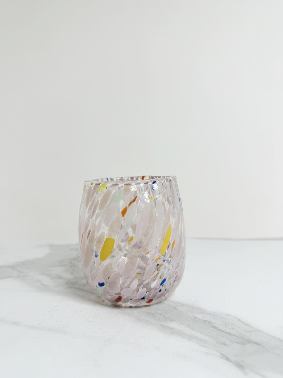 Murano Drinking Glass | Certified Murano Glass | Made in Italy | Water Glass | Collection Onde