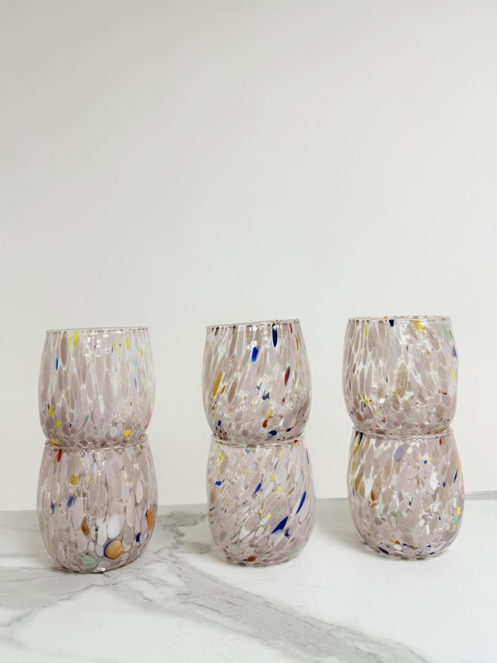 Murano Drinking Glass | Certified Murano Glass | Made in Italy | Water Glass | Collection Onde