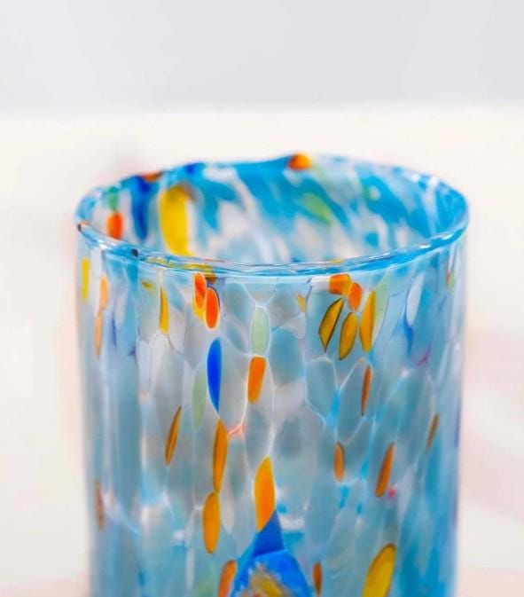 Murano Drinking Glass | Certified Murano Glass | Made in Italy | Water Glass | Collection Tower