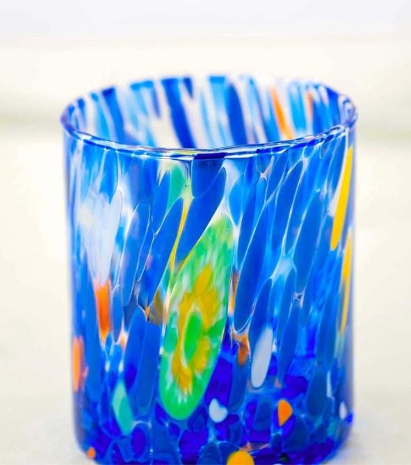 Murano Drinking Glass | Certified Murano Glass | Made in Italy | Water Glass | Collection Tower