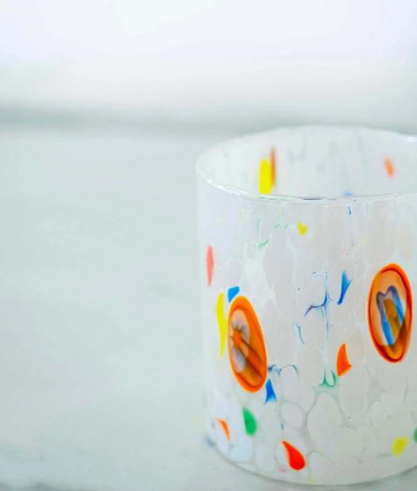 Murano Drinking Glass | Certified Murano Glass | Made in Italy | Water Glass | Collection Tower