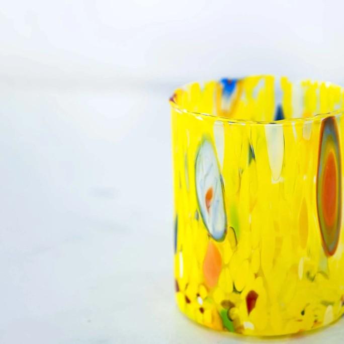 MurArt Bicchieri in vetro di Murano Collezione Tower B1 Set da 6 bicchieri da 300ml
