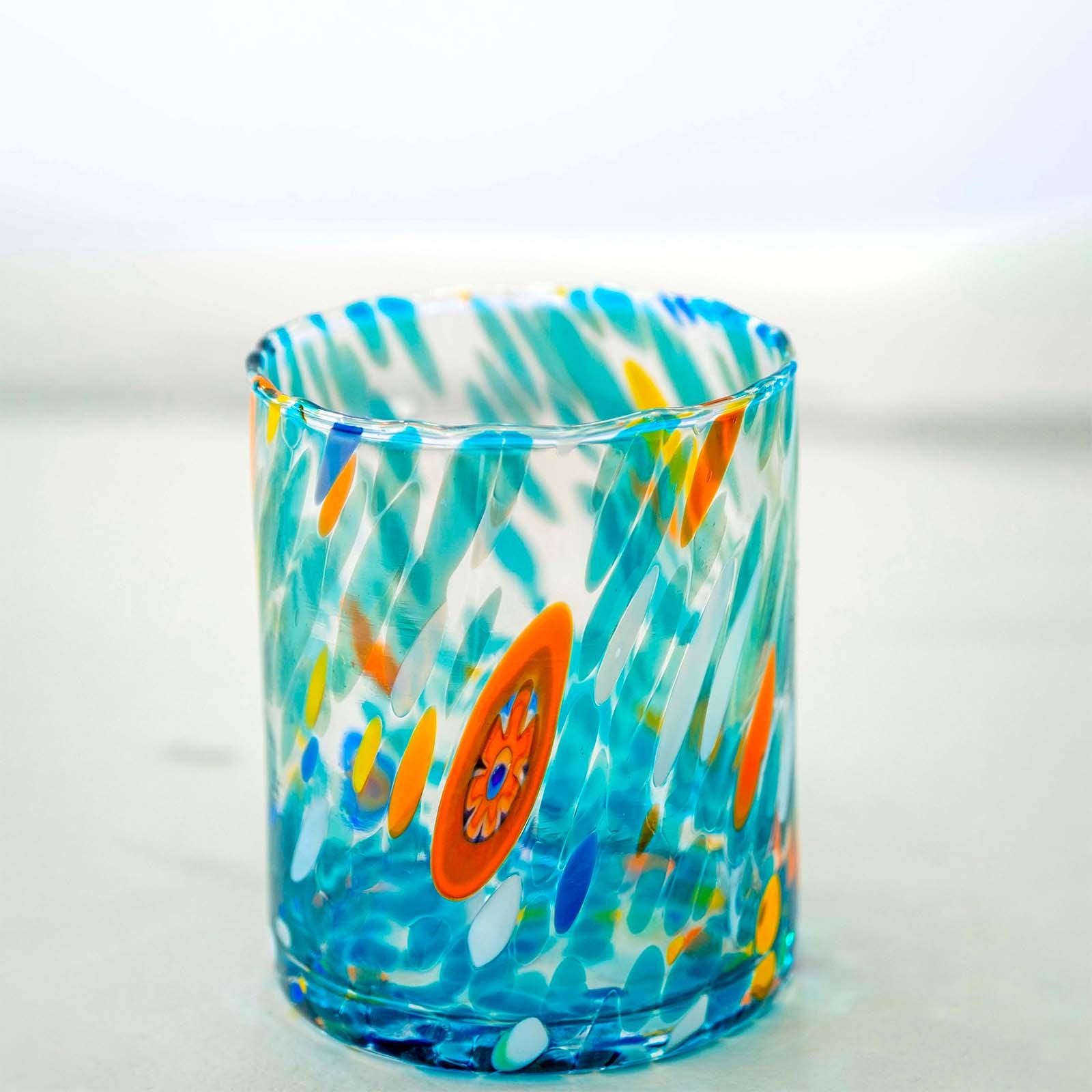 MurArt Bicchieri in vetro di Murano Collezione Tower B1 Set da 6 bicchieri da 300ml