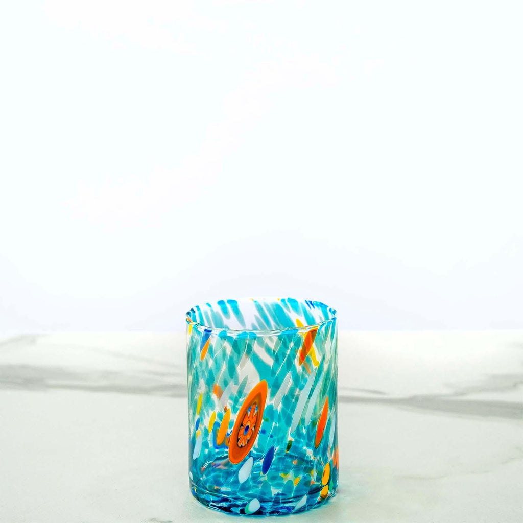 MurArt Bicchieri in vetro di Murano Collezione Tower B1 Set da 6 bicchieri da 300ml