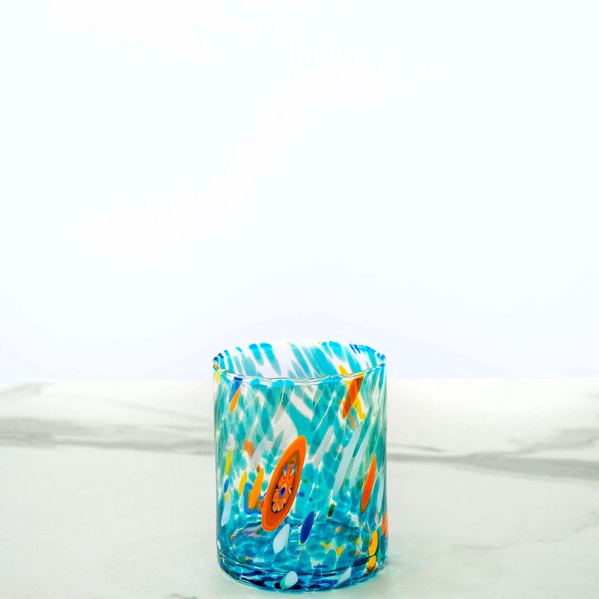 MurArt Bicchieri in vetro di Murano Collezione Tower B1 Set da 6 bicchieri da 300ml