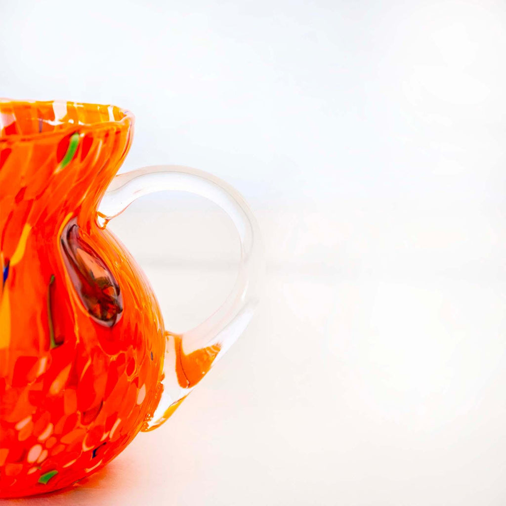 Murano Glass Carafe | Certified Murano Glass | Made in Italy | Decorative Pitcher | Collection Marea