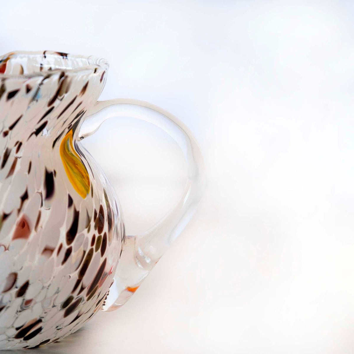 Murano Glass Carafe | Certified Murano Glass | Made in Italy | Decorative Pitcher | Collection Marea