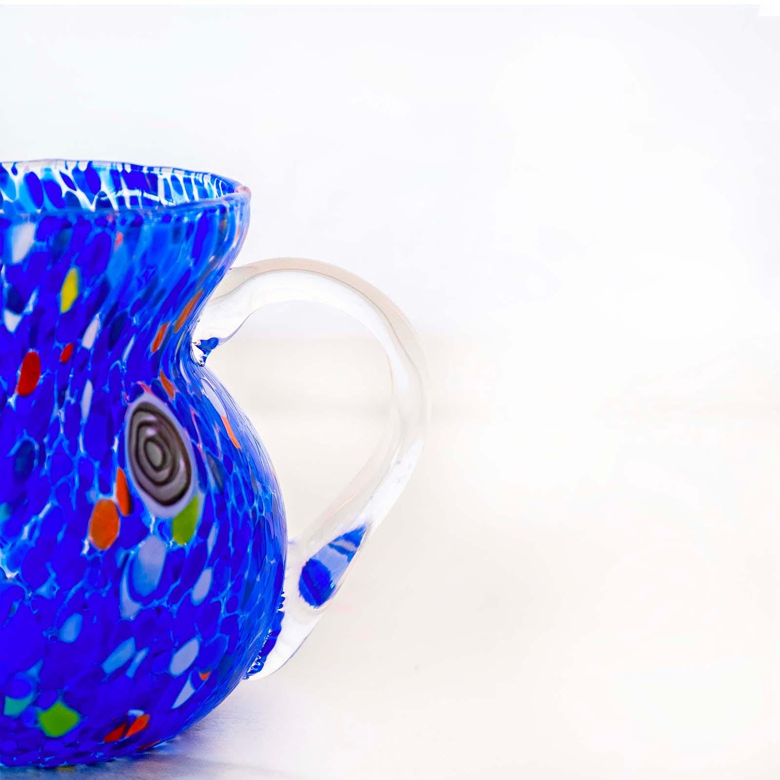 Murano Glass Carafe | Certified Murano Glass | Made in Italy | Decorative Pitcher | Collection Marea