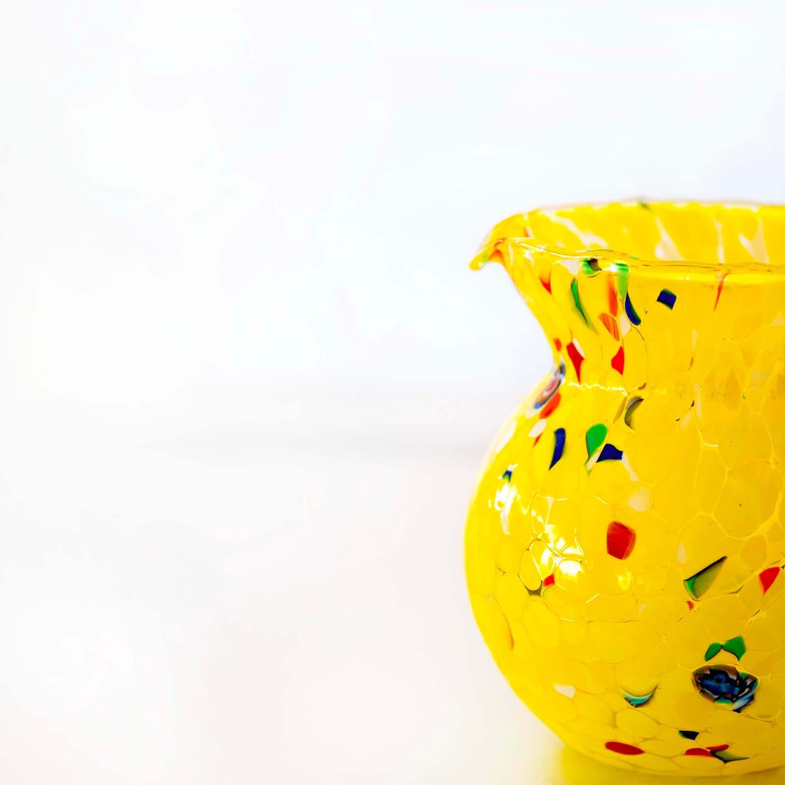 Murano Glass Carafe | Certified Murano Glass | Made in Italy | Decorative Pitcher | Collection Marea