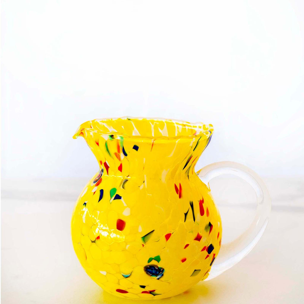 Murano Glass Carafe | Certified Murano Glass | Made in Italy | Decorative Pitcher | Collection Marea