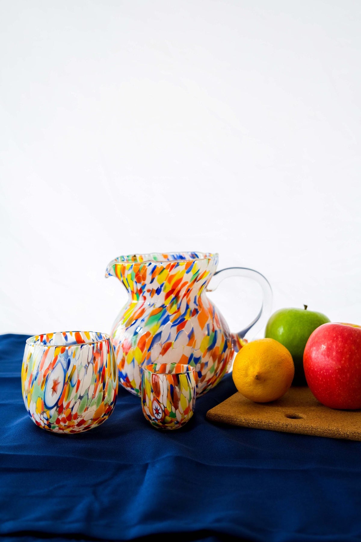 Murano Glass Carafe | Certified Murano Glass | Made in Italy | Decorative Pitcher | Collection Marea