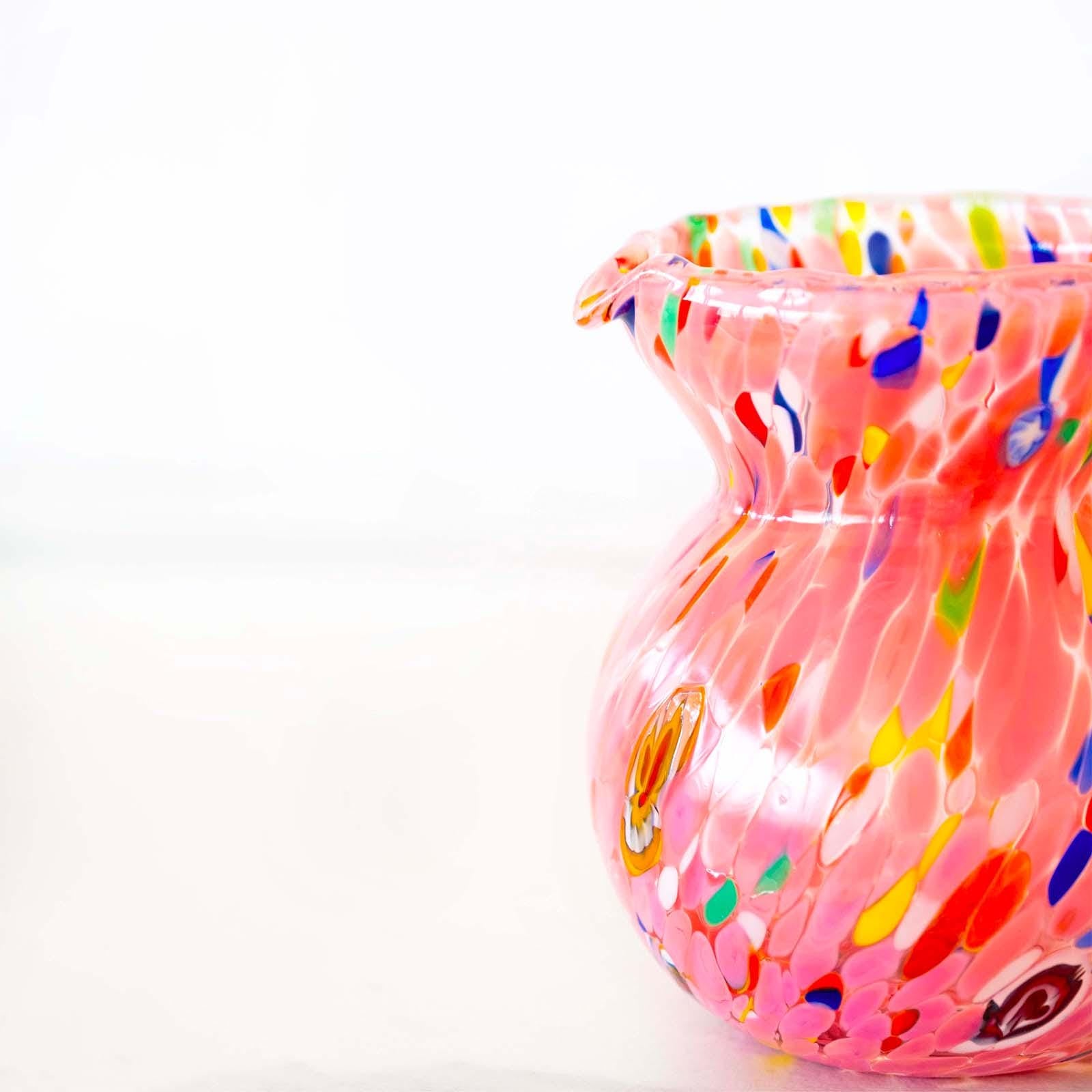 Murano Glass Carafe | Certified Murano Glass | Made in Italy | Decorative Pitcher | Collection Marea