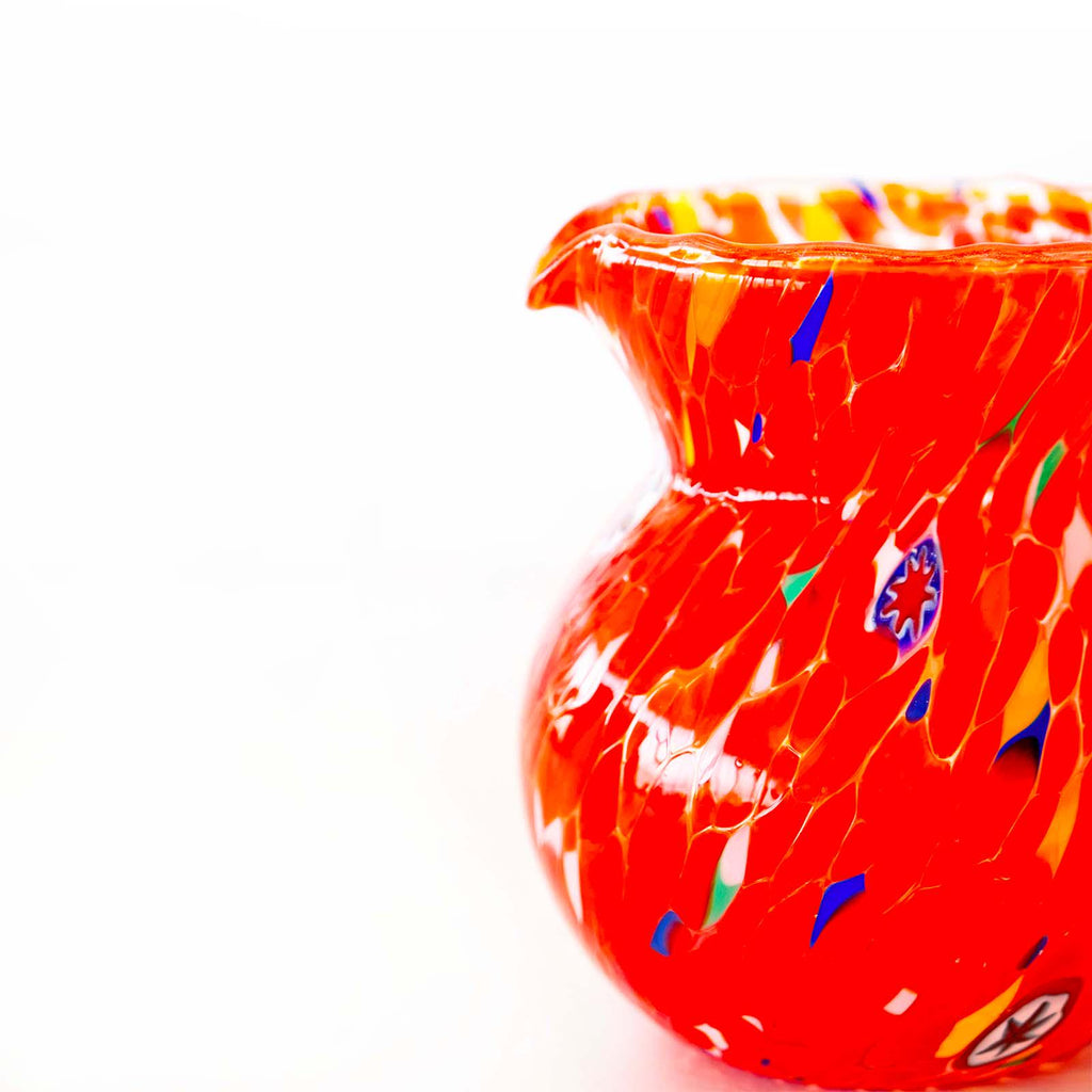 Murano Glass Carafe | Certified Murano Glass | Made in Italy | Decorative Pitcher | Collection Marea