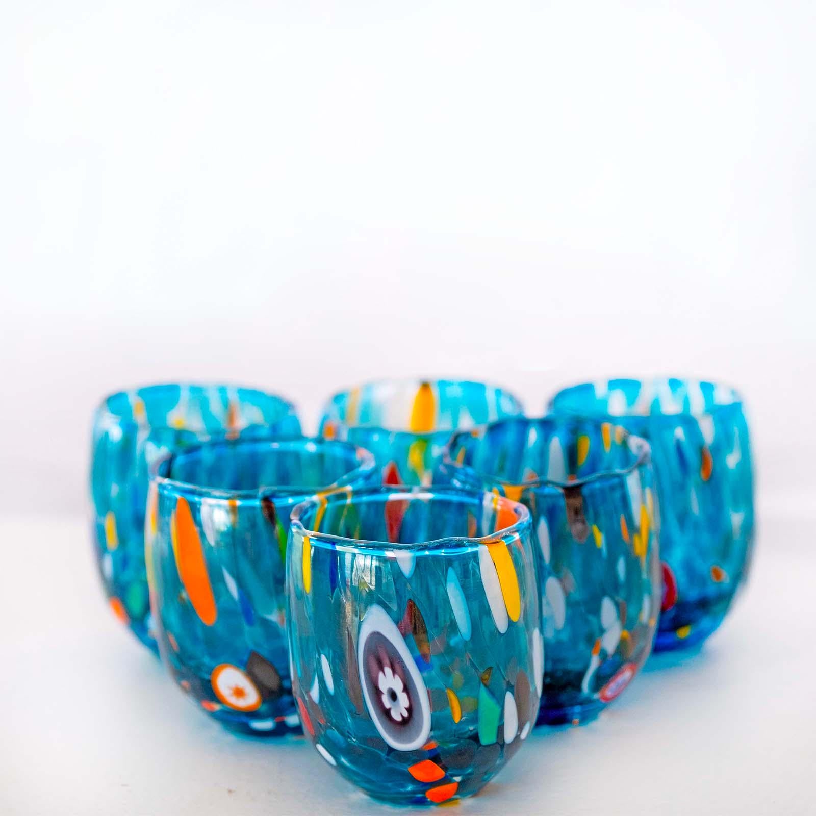 Murano Shot Glass | Certified Murano Glass | Made in Italy | Italian Liqueur Glass | Collection Marea