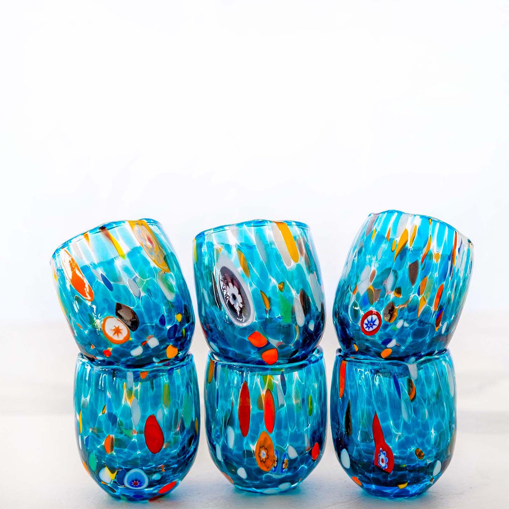 Murano Shot Glass | Certified Murano Glass | Made in Italy | Italian Liqueur Glass | Collection Marea