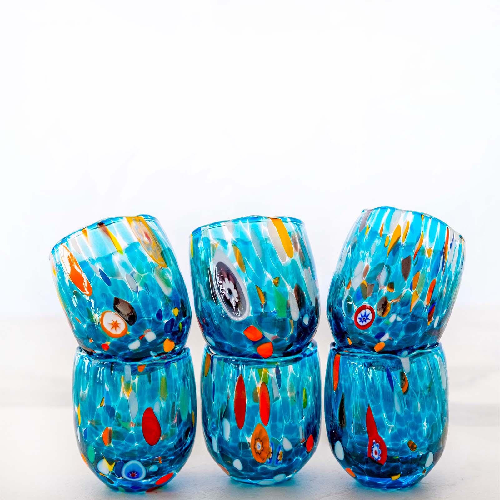 Murano Shot Glass | Certified Murano Glass | Made in Italy | Italian Liqueur Glass | Collection Marea